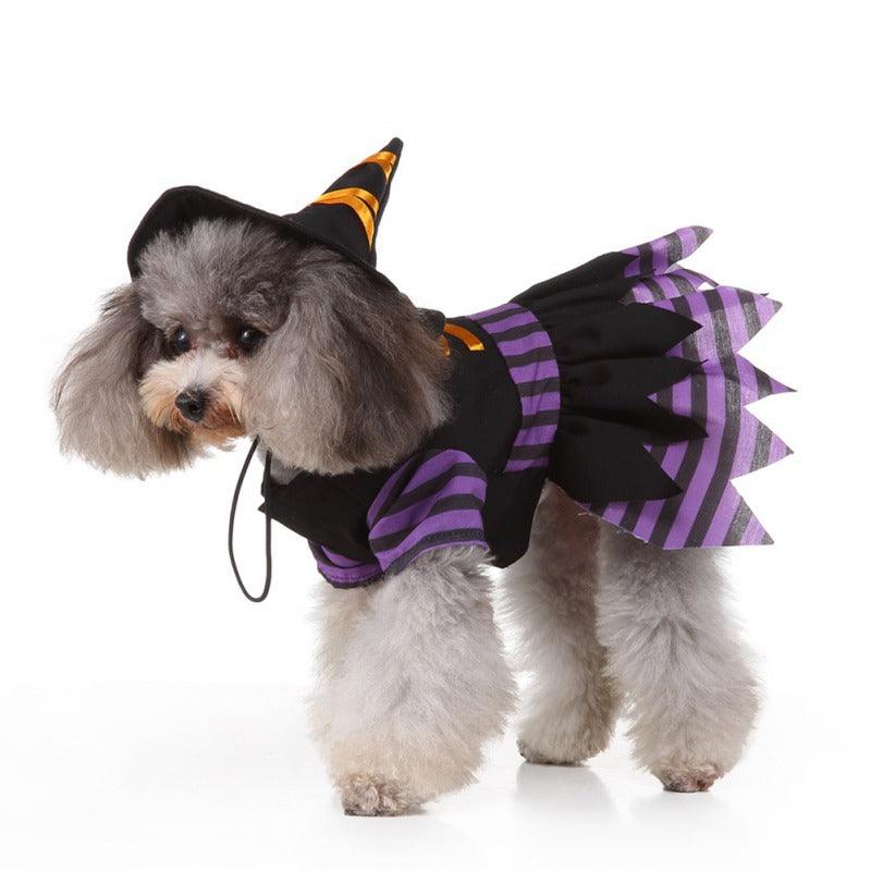 Funny Halloween Pet Costume Skirt - Purple Acrylic Skirt For Dogs-2