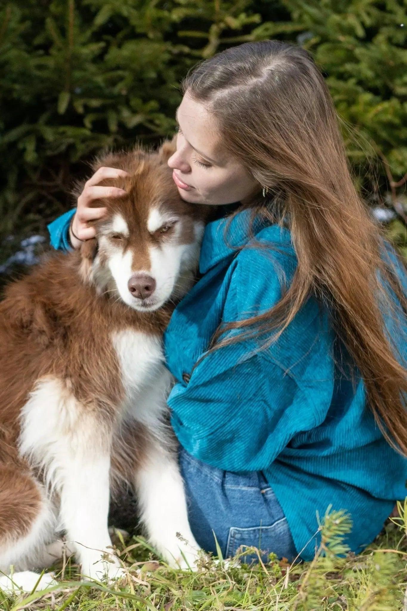 Blue Spruce Plaid Dog Bandana-2