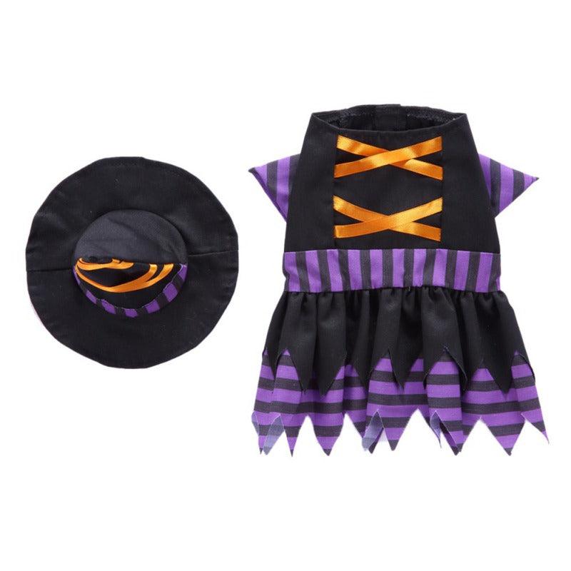 Funny Halloween Pet Costume Skirt - Purple Acrylic Skirt For Dogs-3