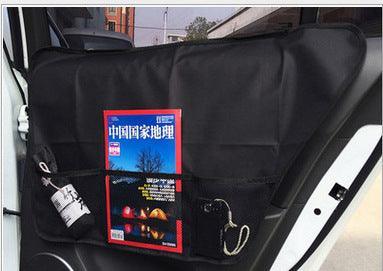 Car Pet Mat Side Door Protector - Anti-Scratch & Anti-Kick Oxford Cloth Protection Mat - Set Of 2