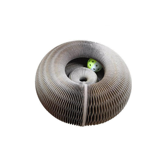 Magic Claw Haven: 2-In-1 Foldable Cat Scratcher & Play Zone